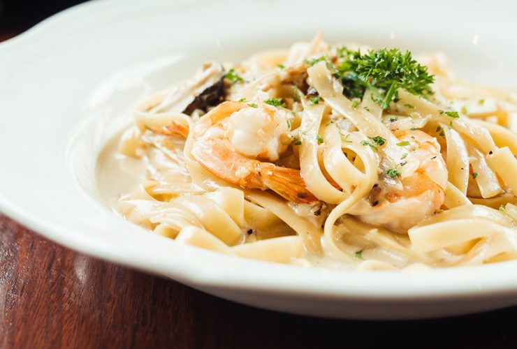 Shrimp Fettuccine Alfredo